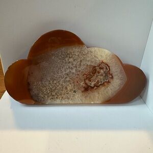 Large carnelian cloud carving